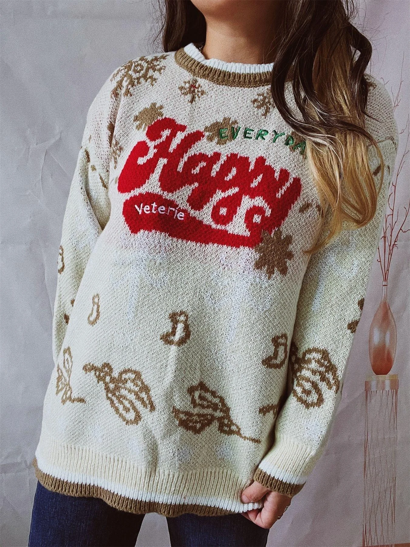 Everyday Happy Christmas Sweater - Glova