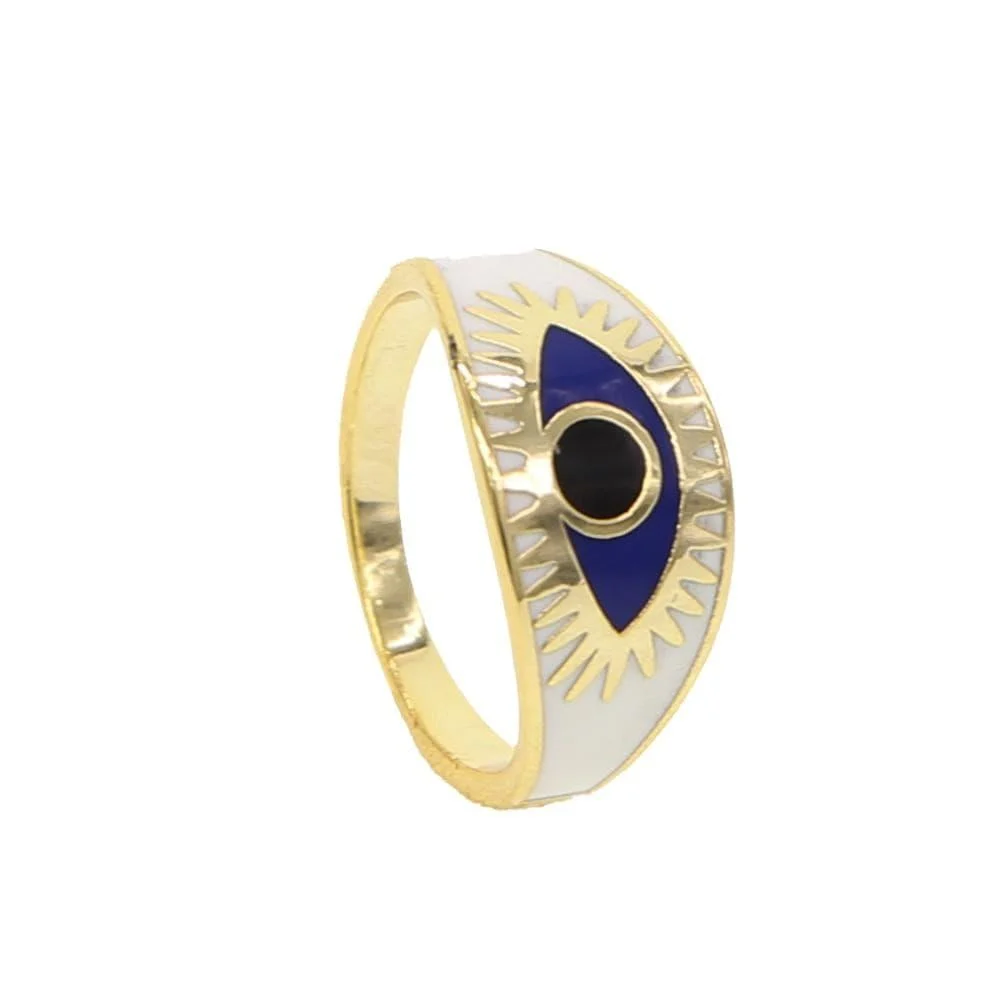 Evil Eye Gold Ring - Glova