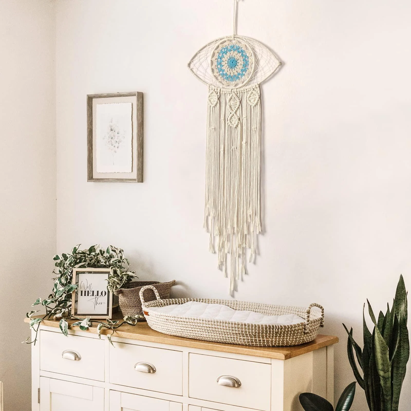 Evil Eye Macrame Wall Hanging - Glova