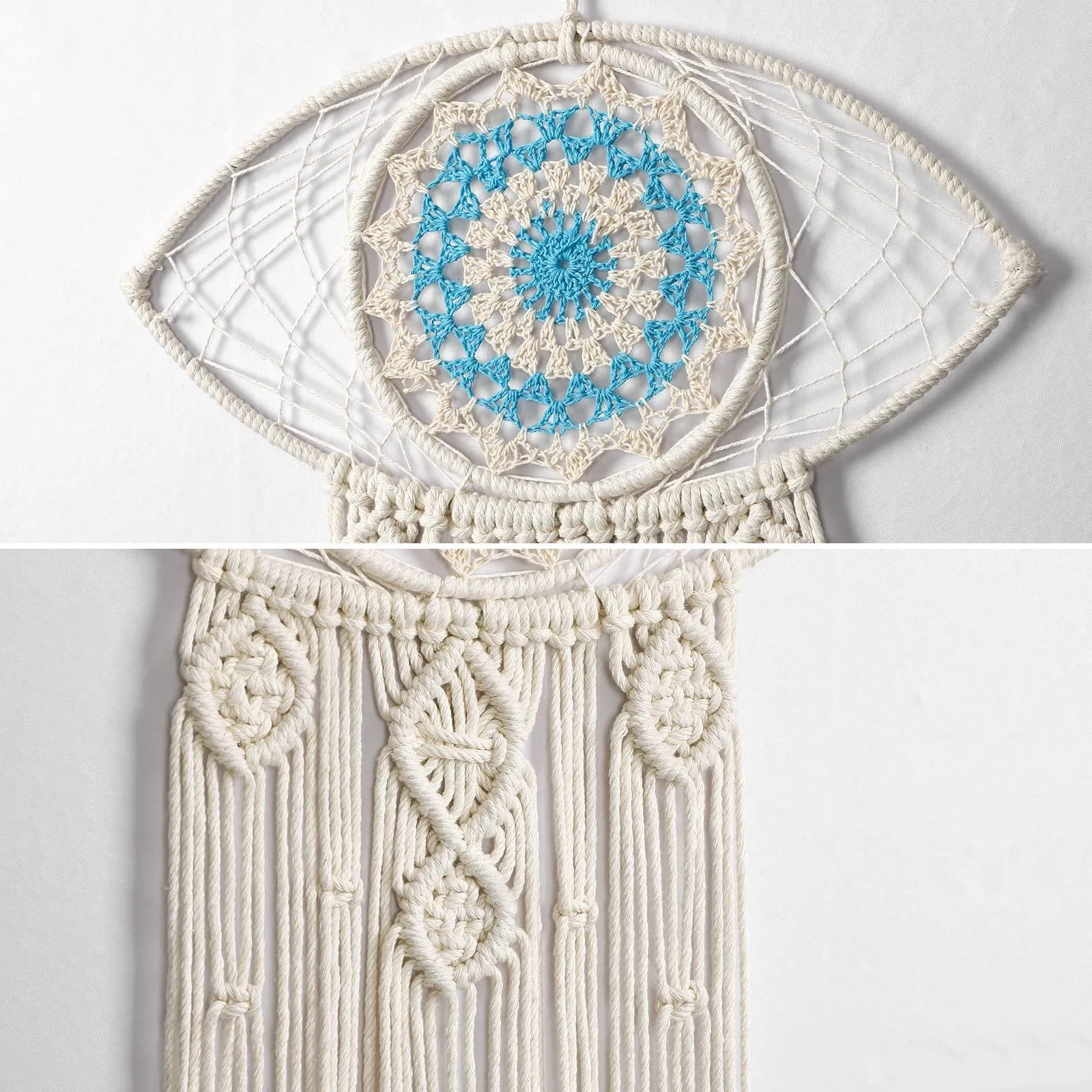 Evil Eye Macrame Wall Hanging - Glova