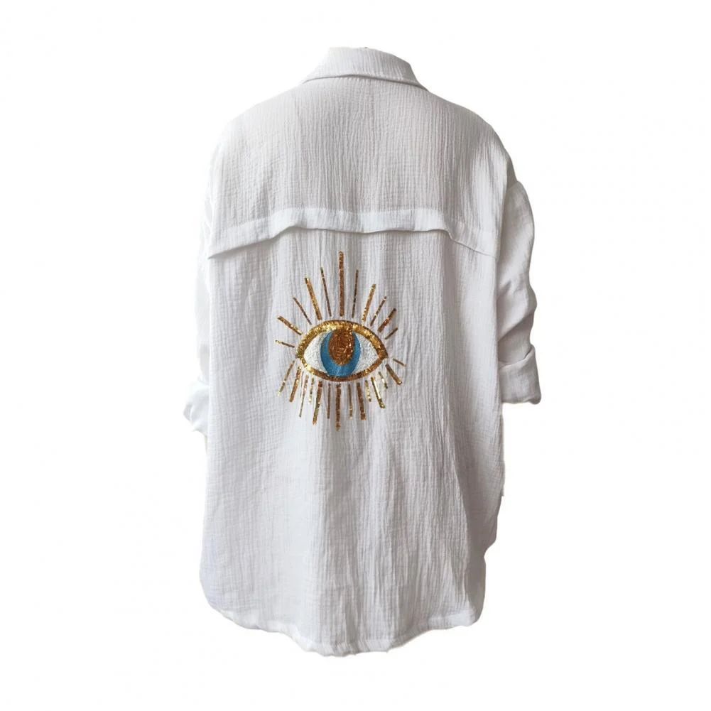 Evil Eye Sequin Shirt - Glova