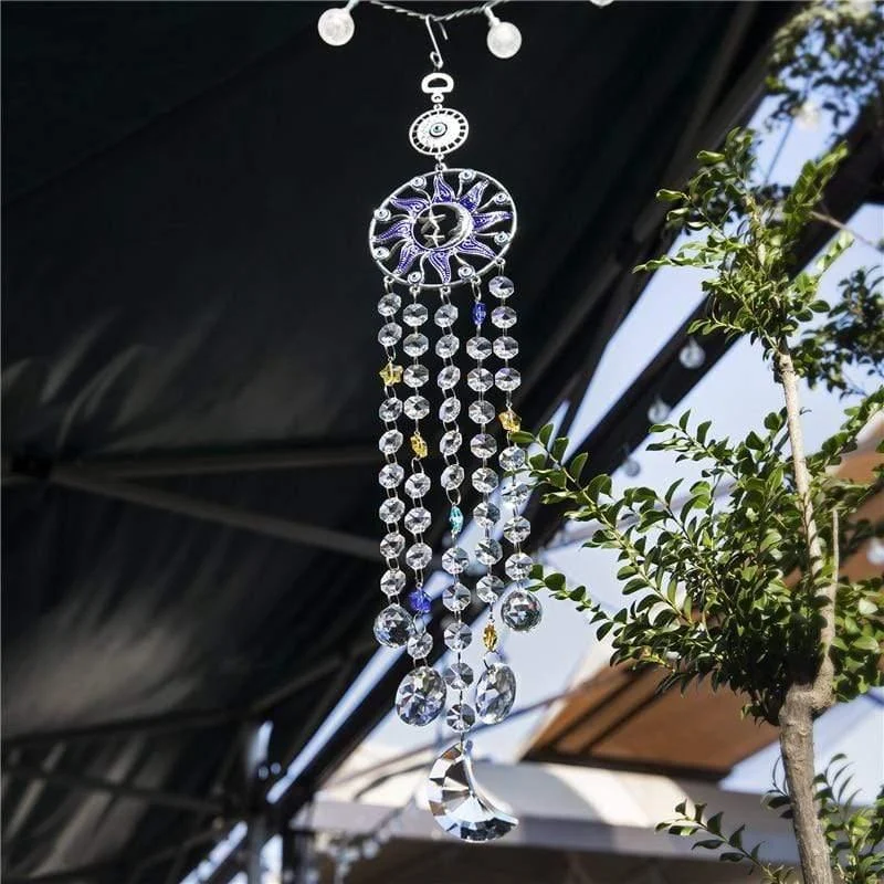 Evil Eye Sun and Moon Suncatcher - Glova