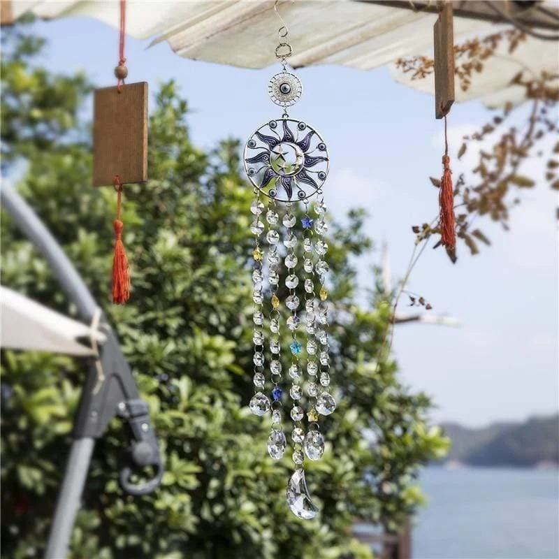 Evil Eye Sun and Moon Suncatcher - Glova