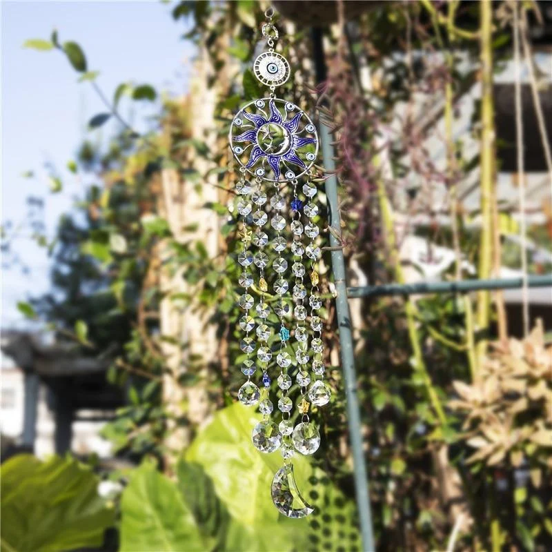 Evil Eye Sun and Moon Suncatcher - Glova