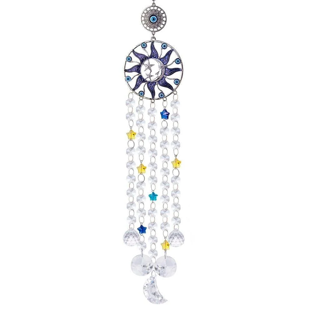 Evil Eye Sun and Moon Suncatcher - Glova