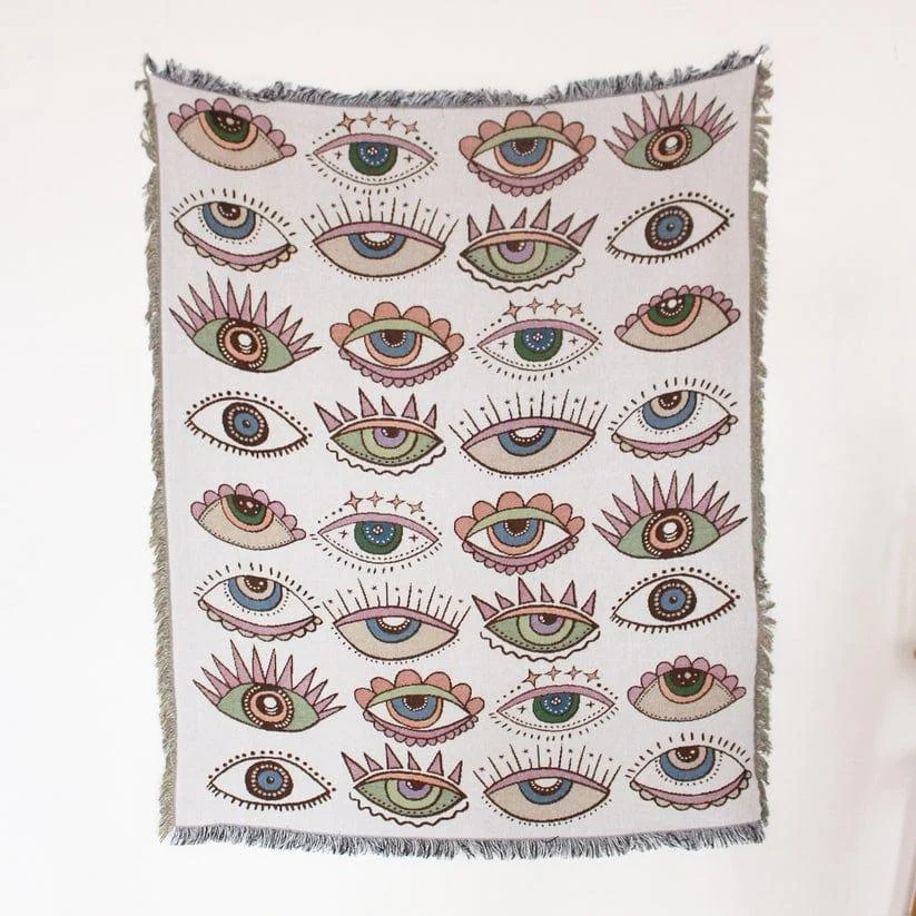 Eyes On You Throw Blanket - Glova