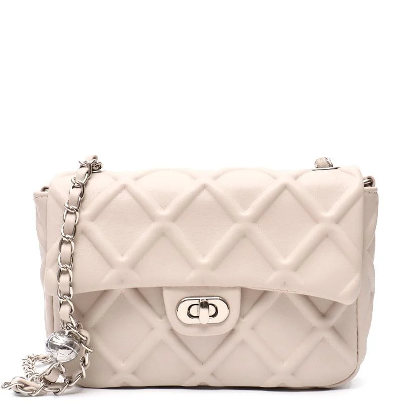 Ezira Quilted Effect Flap Bag - 5 Colors - Glova