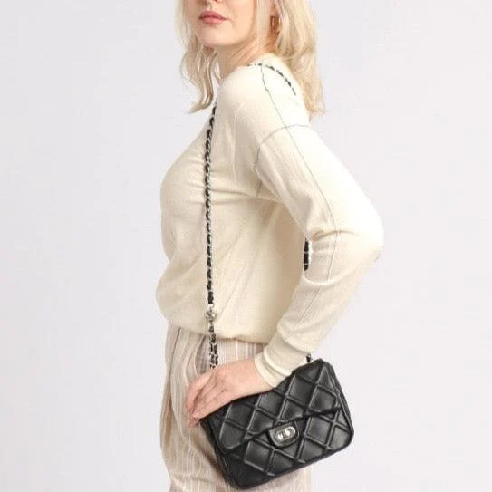 Ezira Quilted Effect Flap Bag - 5 Colors - Glova