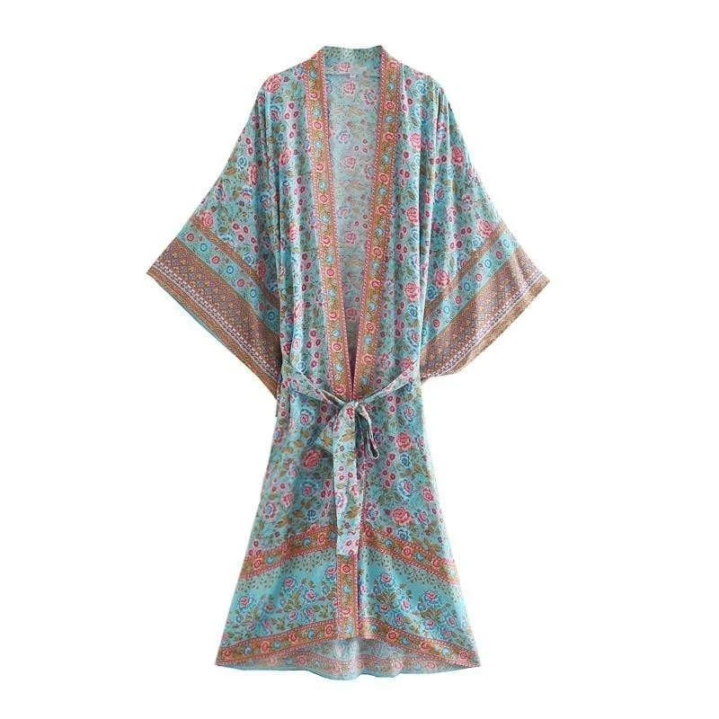 Fabrizia Kimono in Blue - Glova