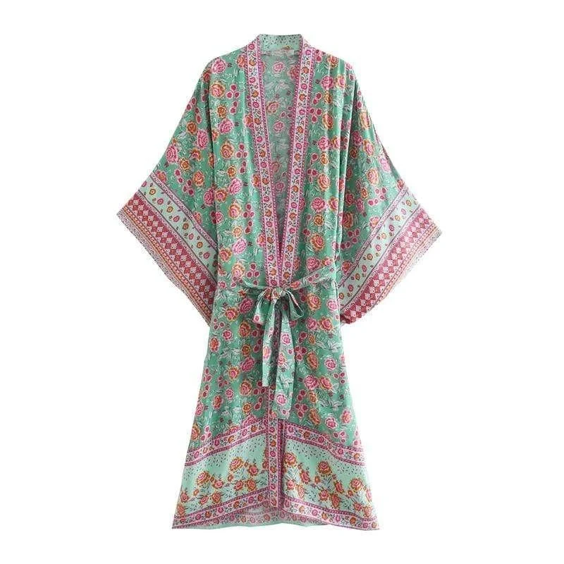 Fabrizia Kimono in Green - Glova