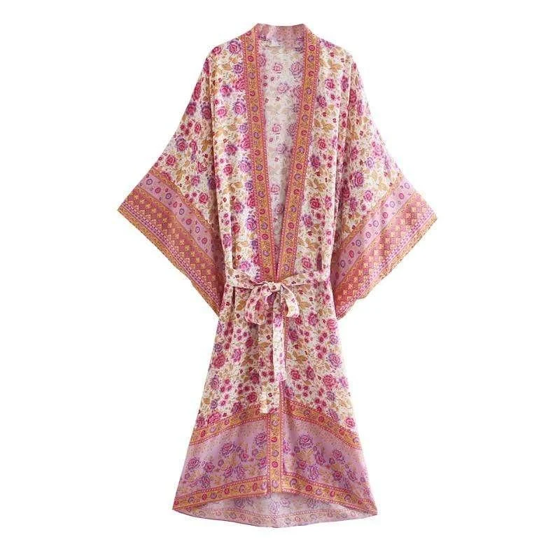 Fabrizia Kimono in Pink - Glova