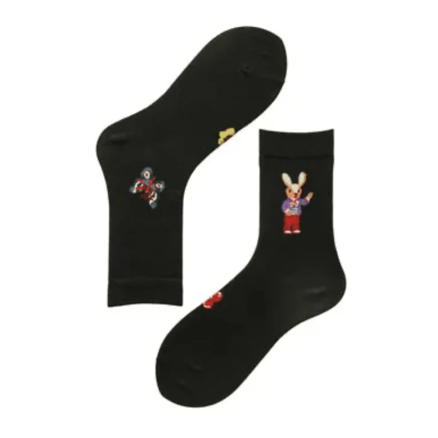 Fairy Tale Animal Prints Socks - Glova