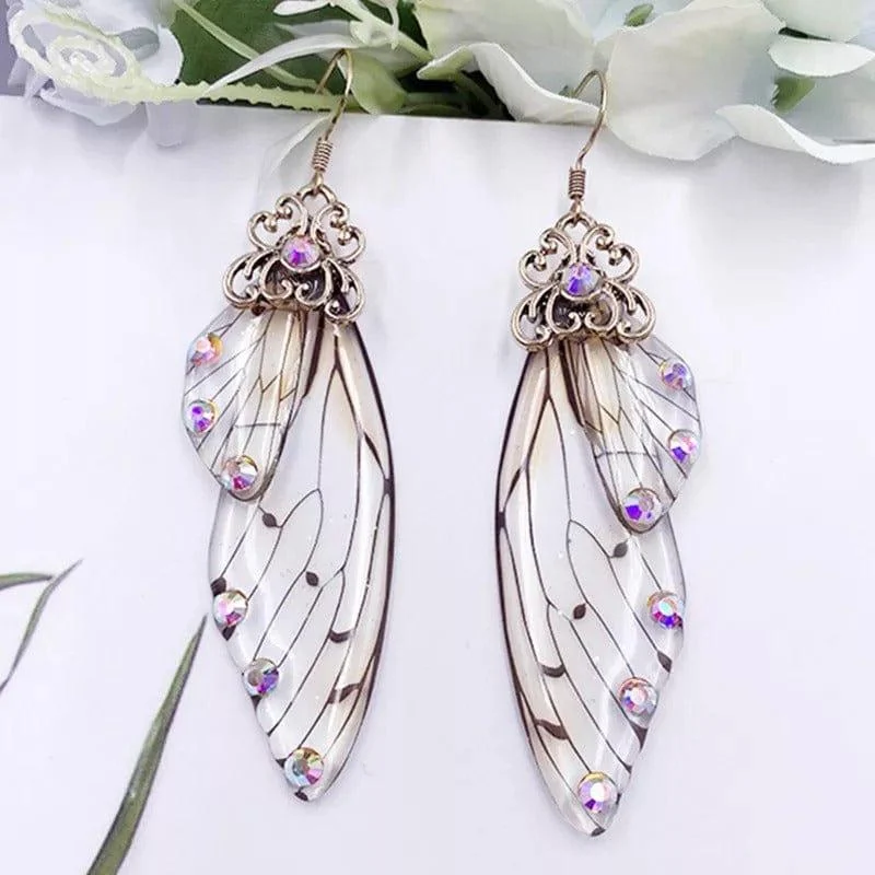 Fairy Wing Statement Earrings - Glova