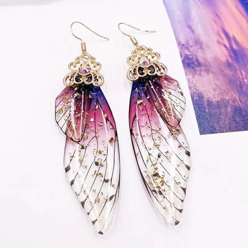 Fairy Wing Statement Earrings - Glova