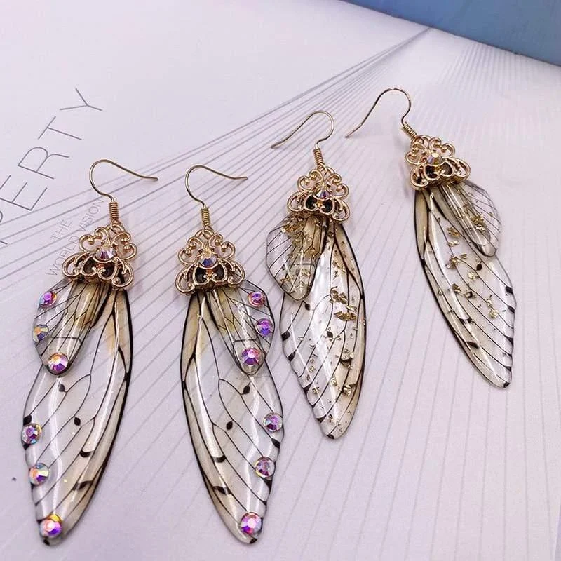 Fairy Wing Statement Earrings - Glova