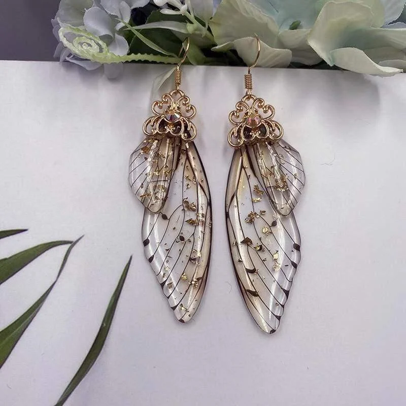 Fairy Wing Statement Earrings - Glova