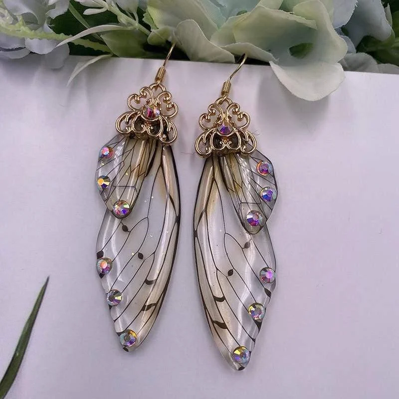 Fairy Wing Statement Earrings - Glova