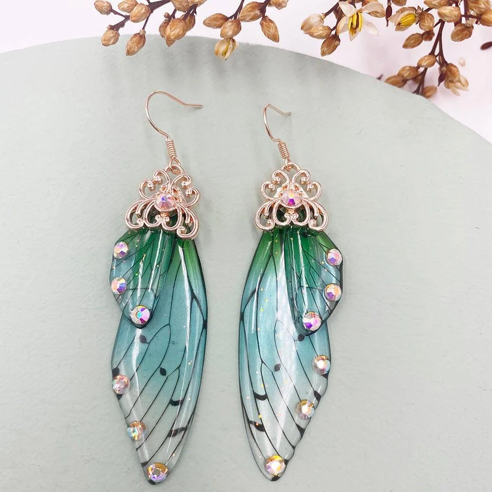 Fairy Wings Earrings Colorful Edition - Glova