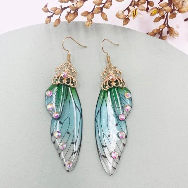 Fairy Wings Earrings Colorful Edition - Glova