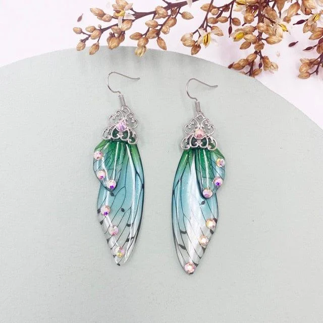 Fairy Wings Earrings Colorful Edition - Glova