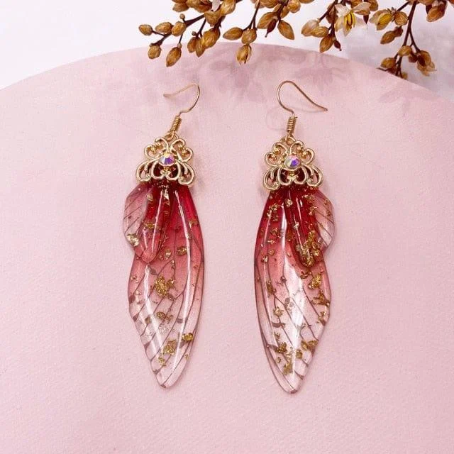 Fairy Wings Earrings Colorful Edition - Glova