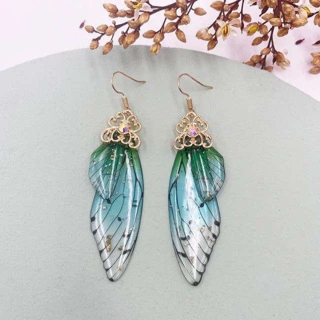 Fairy Wings Earrings Colorful Edition - Glova