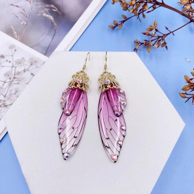 Fairy Wings Earrings Colorful Edition - Glova