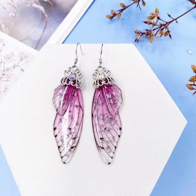 Fairy Wings Earrings Colorful Edition - Glova