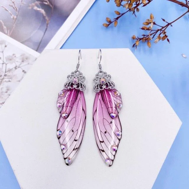 Fairy Wings Earrings Colorful Edition - Glova