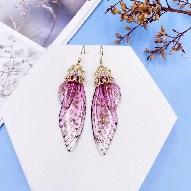 Fairy Wings Earrings Colorful Edition - Glova