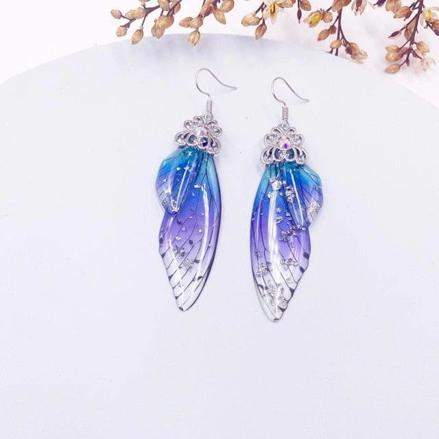 Fairy Wings Earrings Colorful Edition - Glova