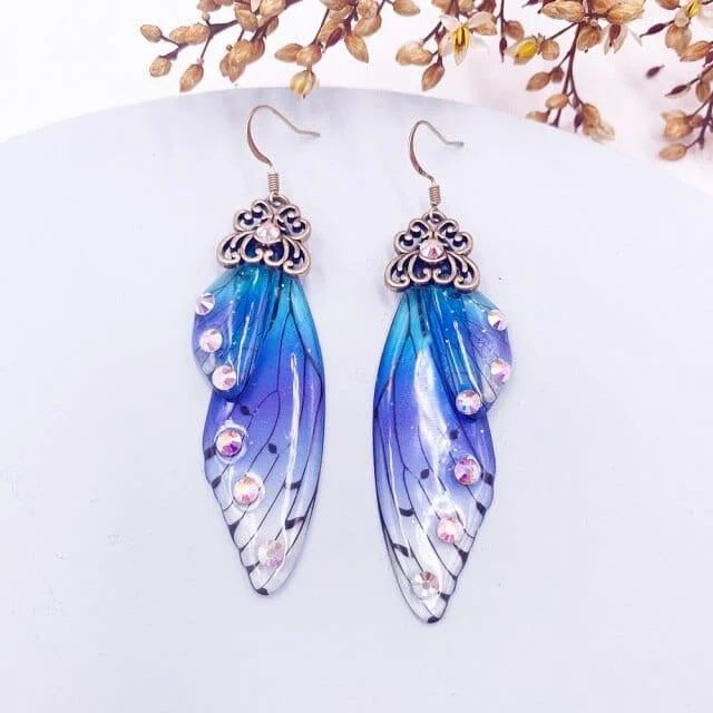 Fairy Wings Earrings Colorful Edition - Glova