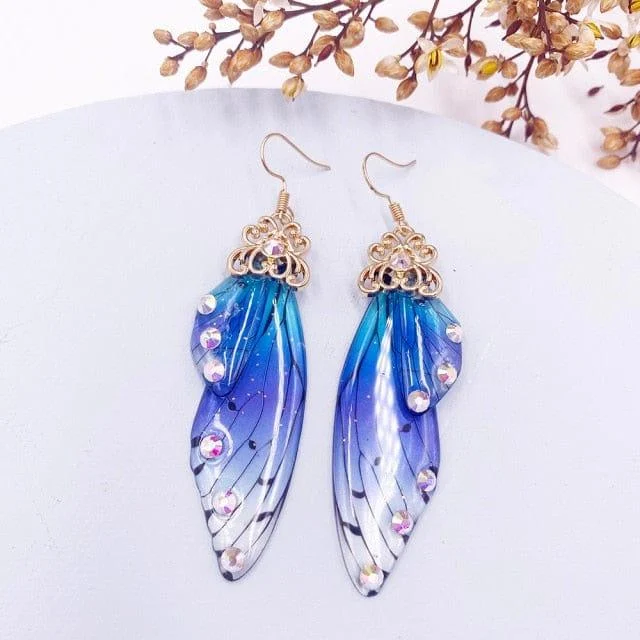 Fairy Wings Earrings Colorful Edition - Glova