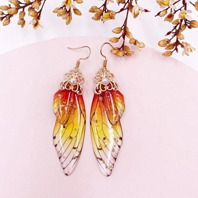 Fairy Wings Earrings Colorful Edition - Glova