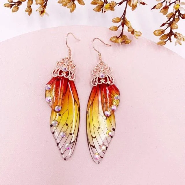 Fairy Wings Earrings Colorful Edition - Glova