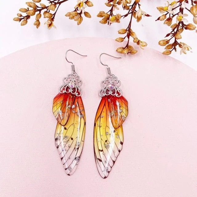 Fairy Wings Earrings Colorful Edition - Glova