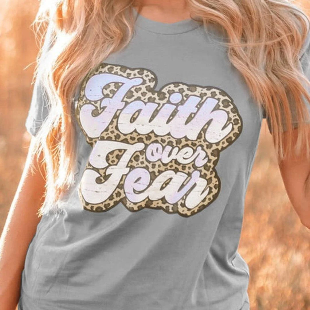 Faith Over Fear Graphic Tee - Glova