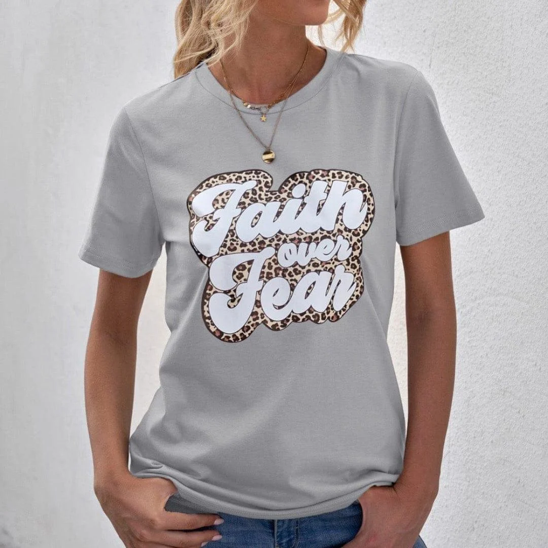 Faith Over Fear Graphic Tee - Glova