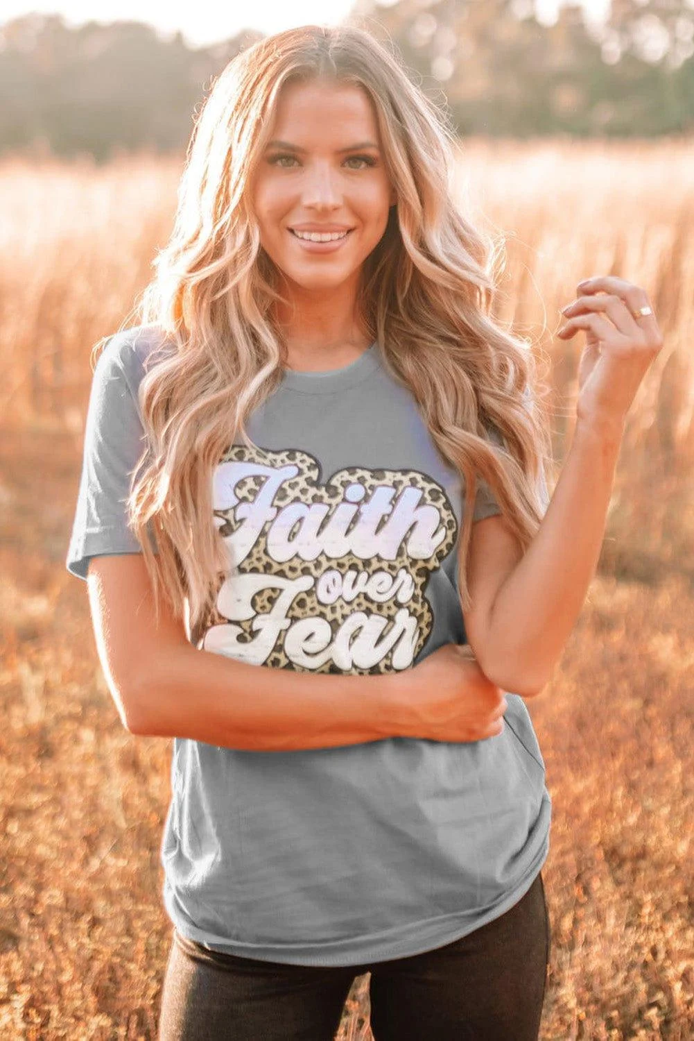 Faith Over Fear Graphic Tee - Glova