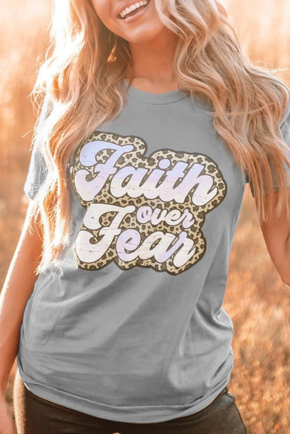 Faith Over Fear Graphic Tee - Glova