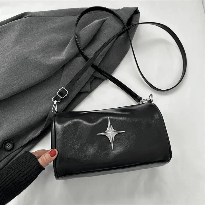 Faith Starlight Vintage Faux Leather Shoulder Bag - Glova