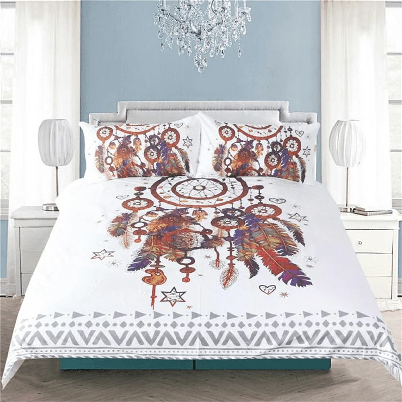 Feather Dreamcatcher Bedding Set 3pcs - Glova