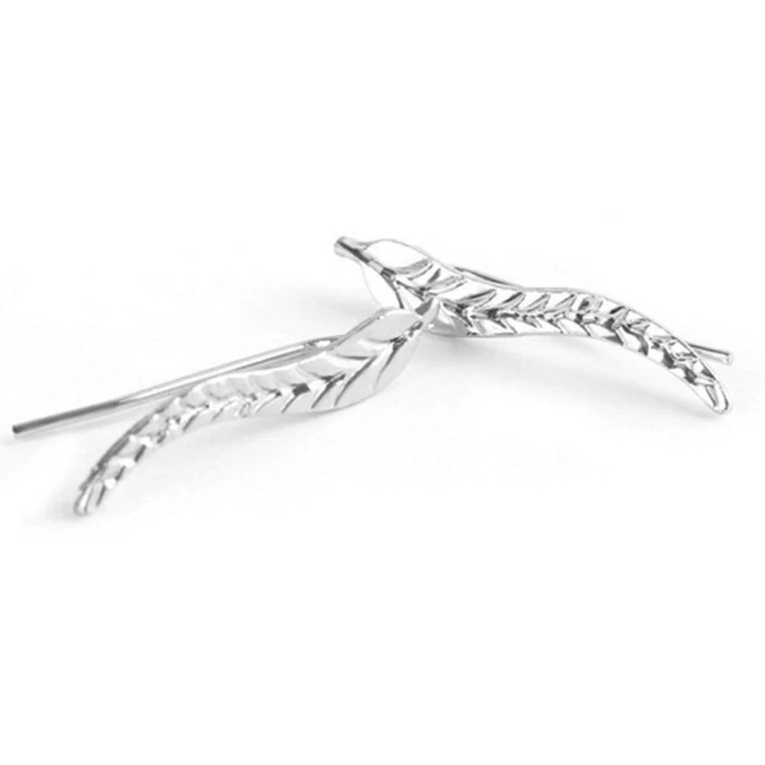 Feather Stud Earrings - Glova