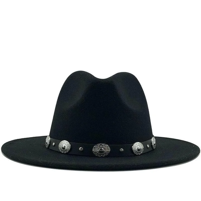 Fedora With Punk Strap Hat - Glova