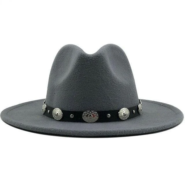 Fedora With Punk Strap Hat - Glova