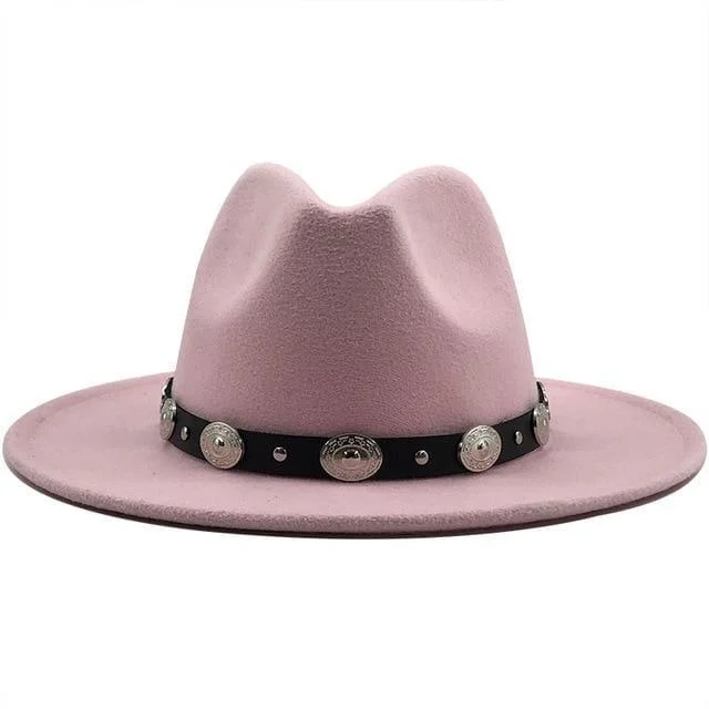 Fedora With Punk Strap Hat - Glova