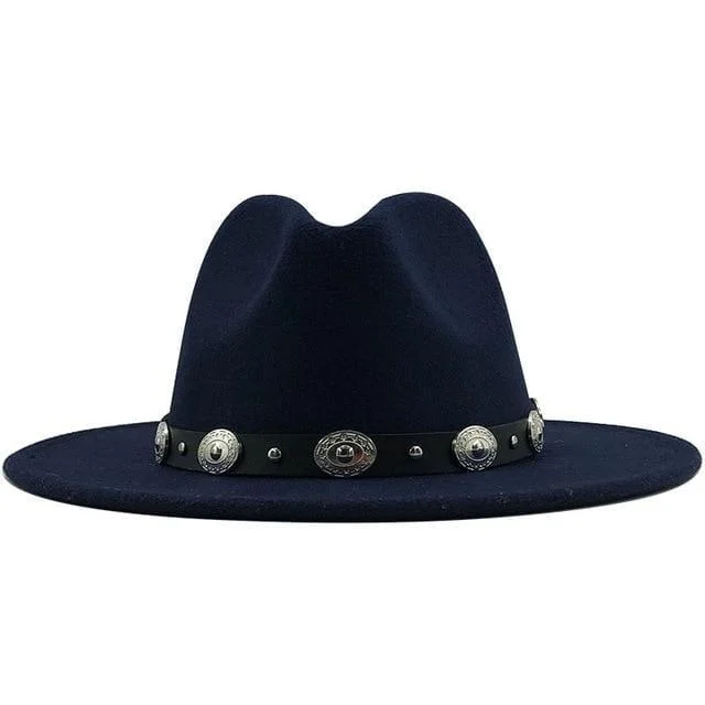 Fedora With Punk Strap Hat - Glova