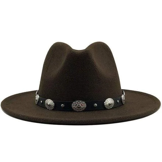 Fedora With Punk Strap Hat - Glova