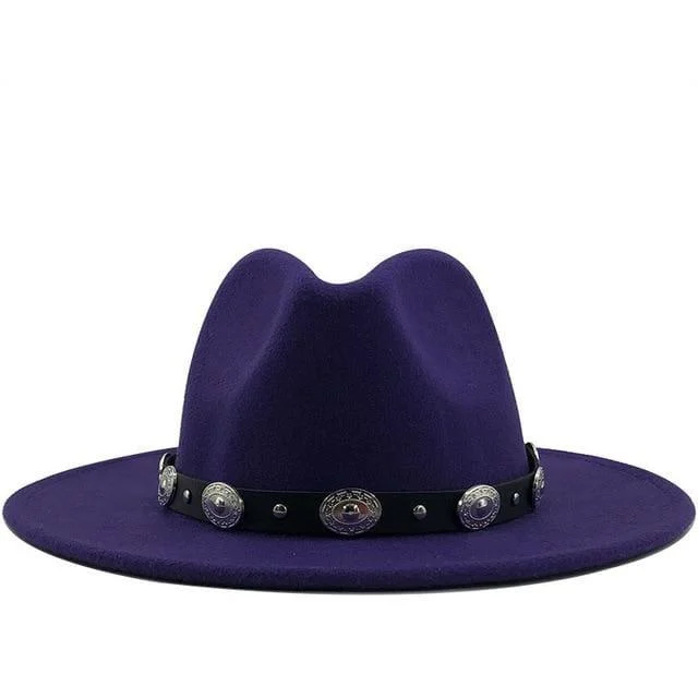 Fedora With Punk Strap Hat - Glova