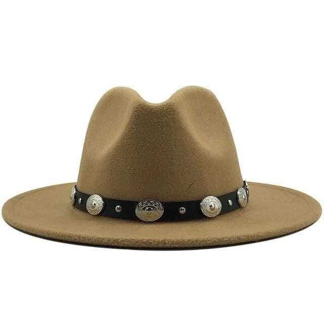 Fedora With Punk Strap Hat - Glova